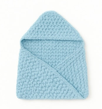 Baby blanket with hood