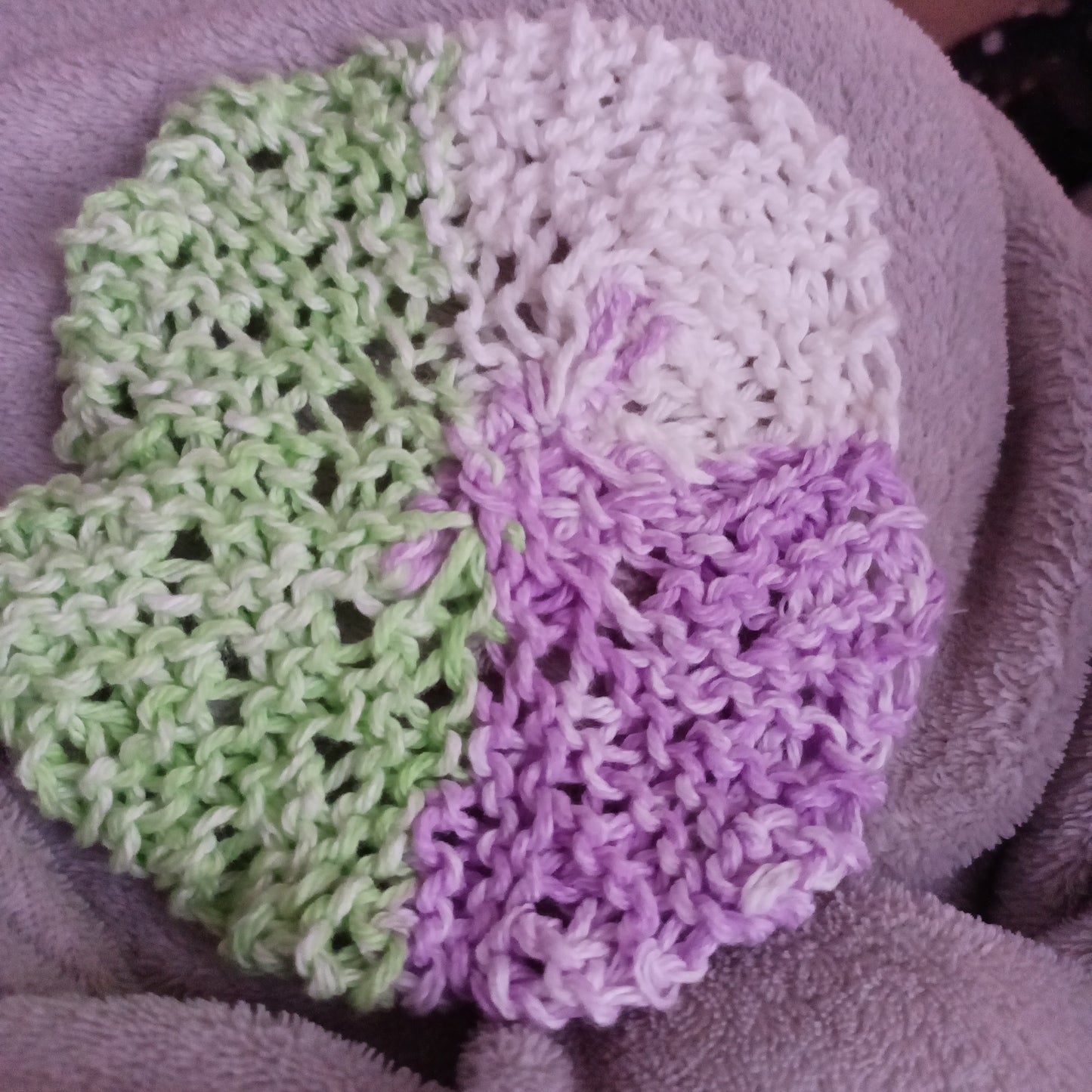 Round dish cloth