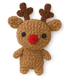 Flat Mini Reindeer Ornament