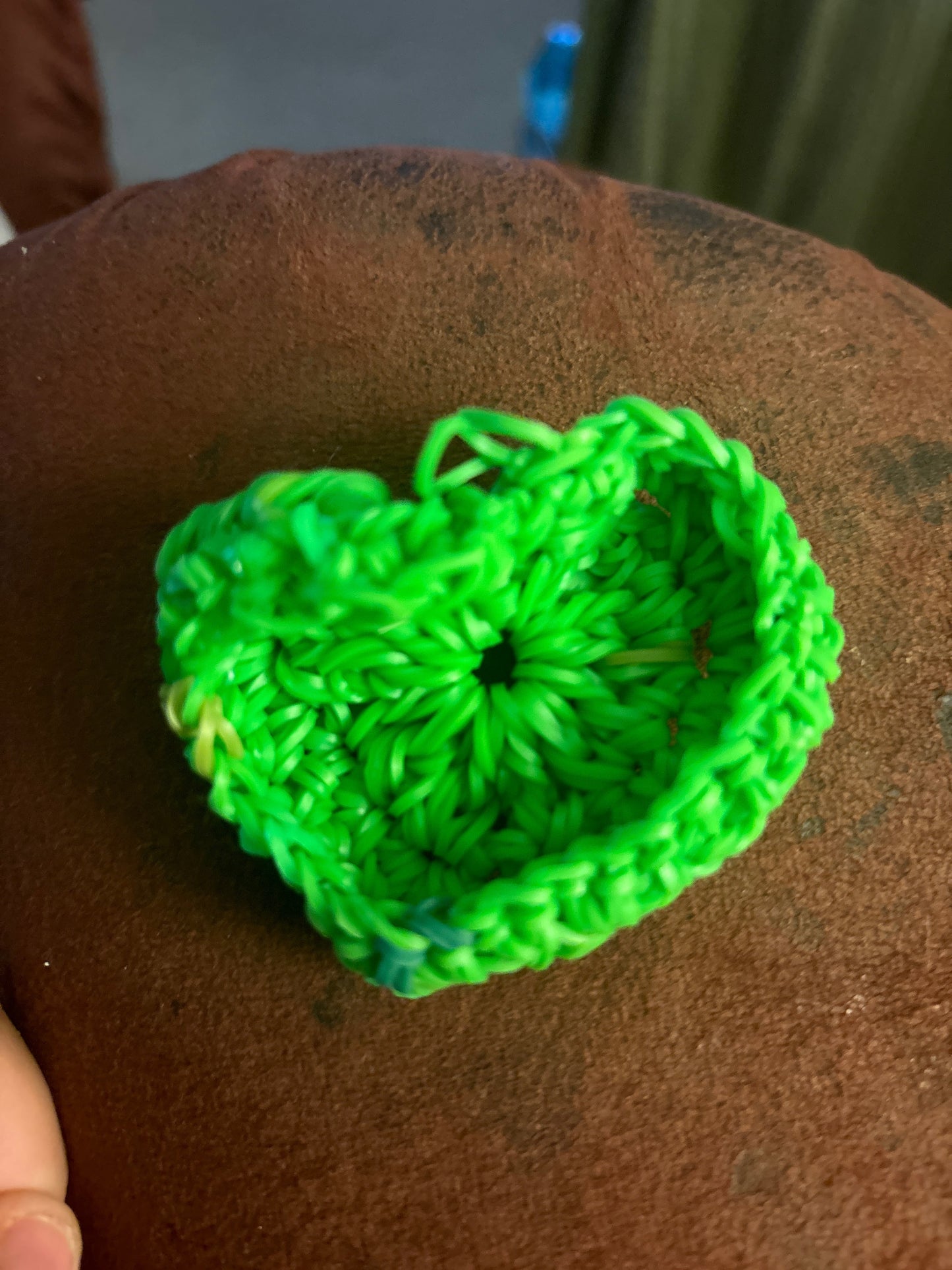 Loom Green heart