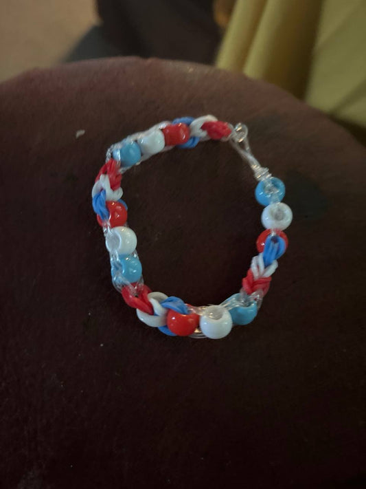 4th of July bracelet